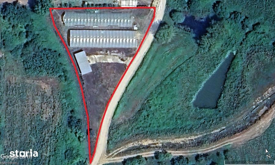 Teren de 2600 mp, în Vețel