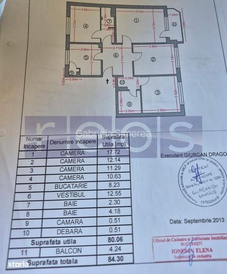 Apartament 4 Camere | Decomandat | 2 Bai | Bloc Reabilitat | Parcul He