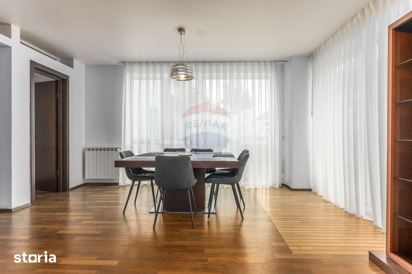 4 camere, semineu, piscina interioara, sauna. sala de sport, parcare - 19