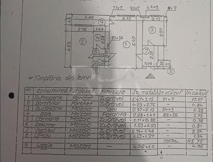 Apartament cu 2 camere semidecomandat în Drumul Taberei