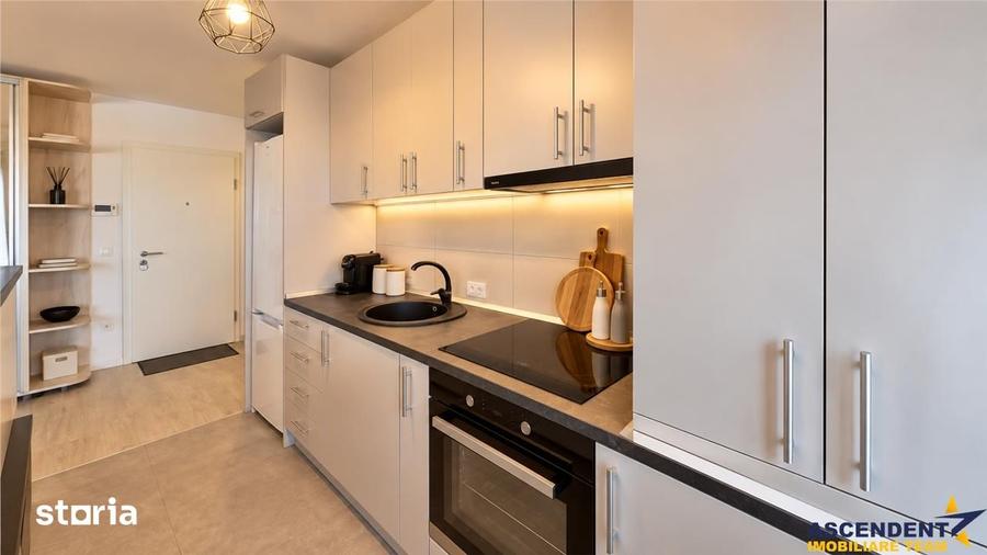 Apartament cu 2 camere, mobilat în Tractorul