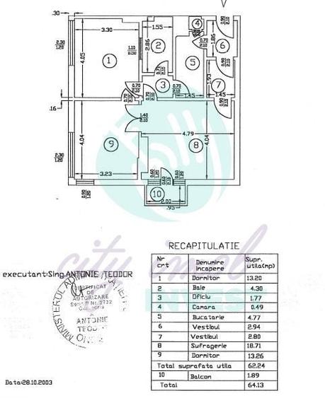 Apartament cu 3 camere semidecomandat, mobilat în Pache Protopopescu