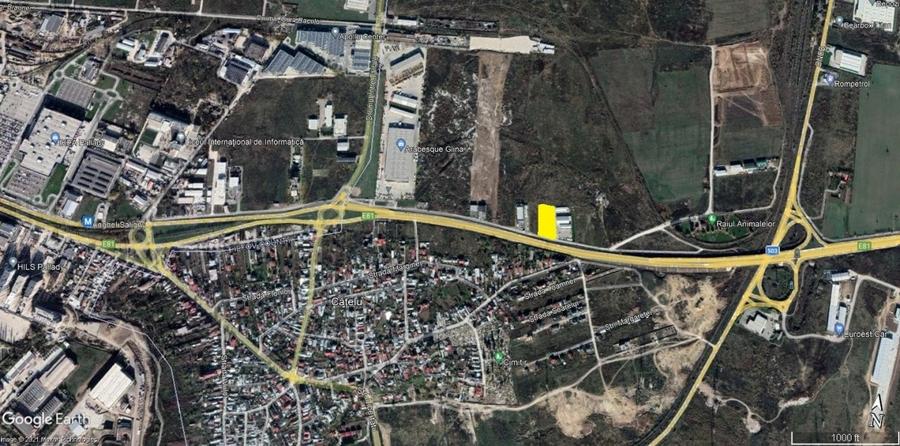 Teren Construcții intravilan de 2871 mp, în Cățelu