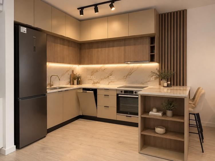 Apartament cu 2 camere nedecomandat, mobilat în Băneasa