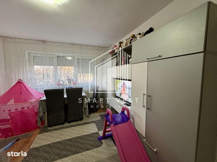 Apartament cu 2 camere semidecomandat în Micro 15