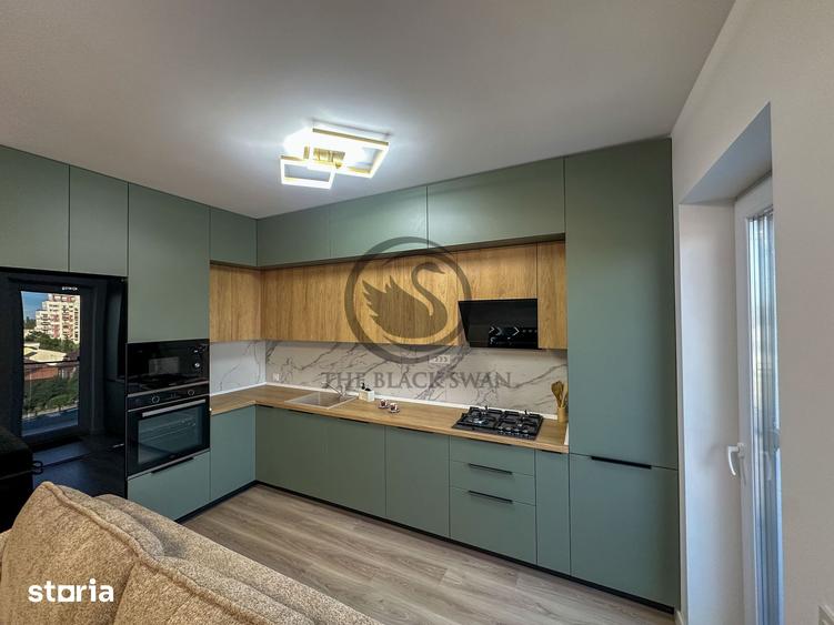 Apartament cu 2 camere semidecomandat, mobilat în Nord