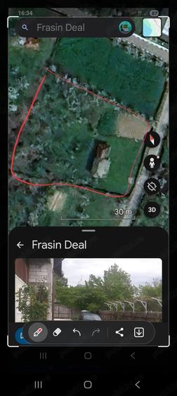 Teren de 1800 mp, în Frasin-Deal