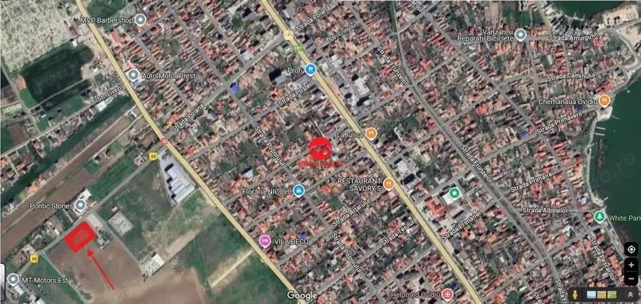 Teren de 3000 mp, în Ovidiu