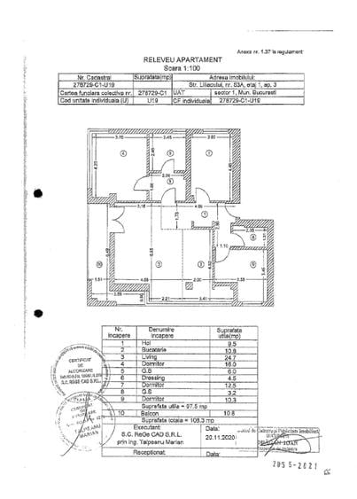 Apartament cu 4 camere decomandat în Băneasa