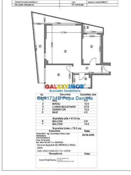 Apartament cu 3 camere decomandat în Mihai Bravu
