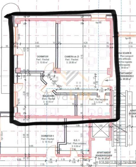 Apartament cu 2 camere în Ultracentral