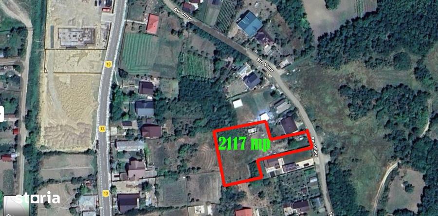 Teren de 2117 mp, în Popricani