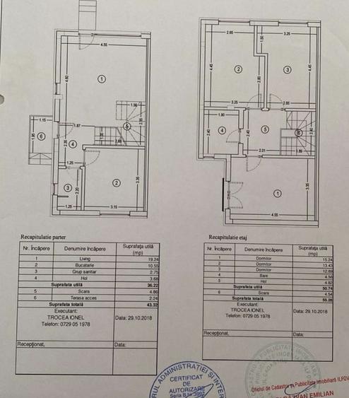 Duplex cu 4 camere cu Teren 160 Mp în Tunari