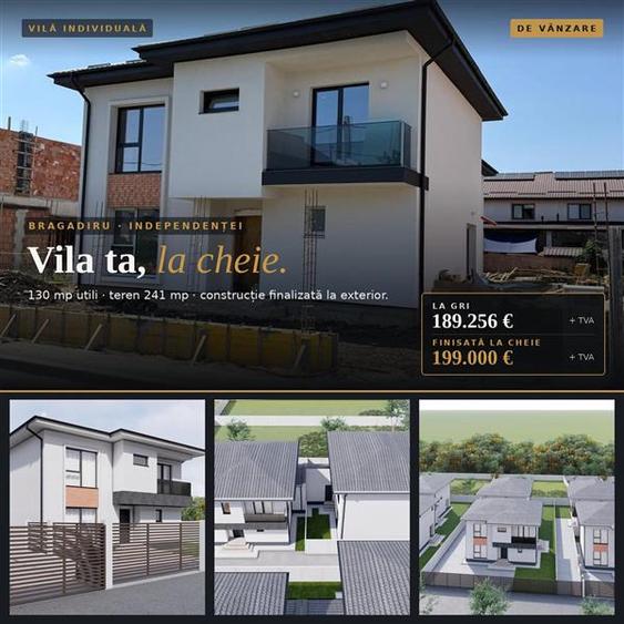 Casă individuală cu 4 camere cu Teren 241 Mp în Central