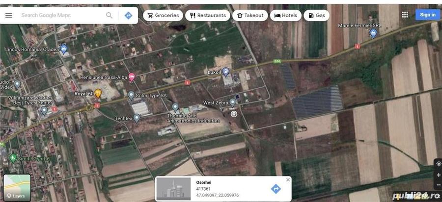 Teren de 2100 mp, în Oșorhei