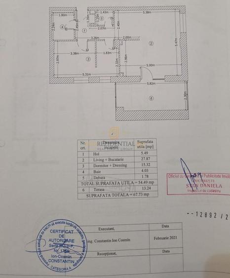 Apartament cochet cu terasa generoasa, 2 camere, in zona Parcul Carol - 7