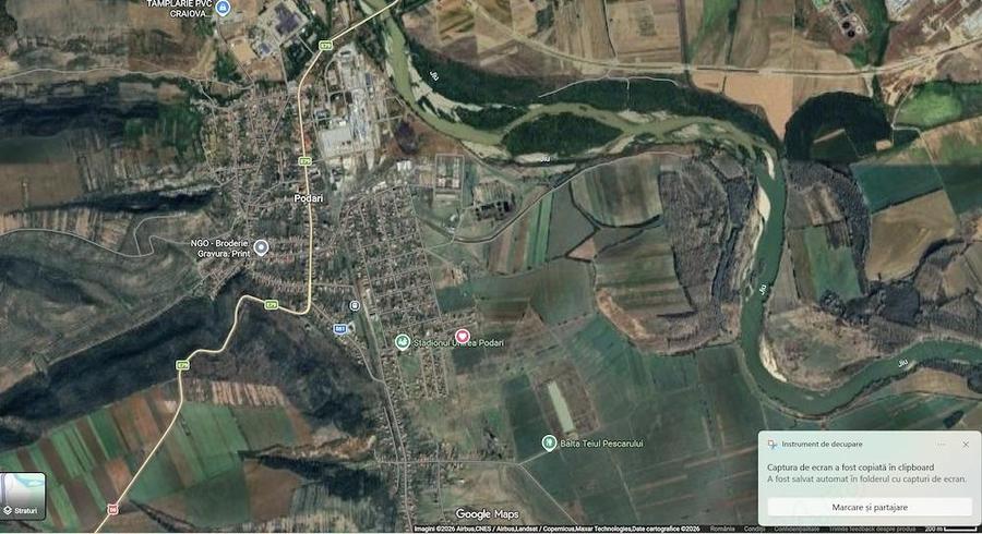 Teren de 370 mp, în Podari