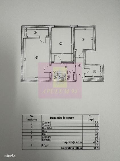 Apartament 2 camere langa complexul comercial Auchan Titan - 1