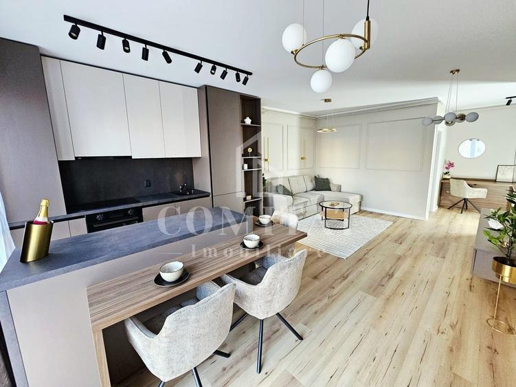 Apartament cu 2 camere semidecomandat, mobilat în Florești