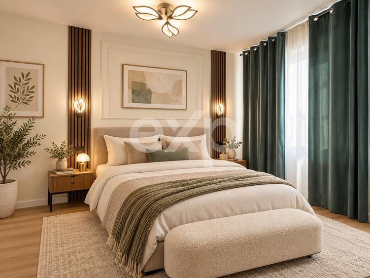 Apartament cu 3 camere semidecomandat, mobilat în Șagului