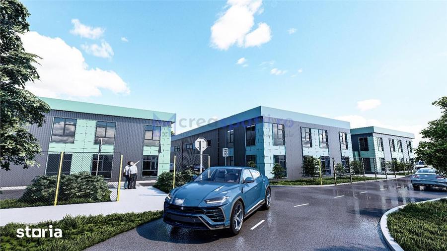 Teren de 2050 mp, în Zona industrială