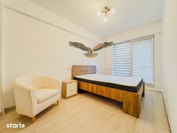 Apartament cu 2 camere semidecomandat, mobilat în Între Lacuri