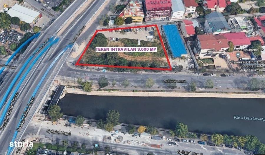 PASAJ Mihai Bravu - BUCURESTI, Teren intravilan construibil - 3.000 m2 - 5