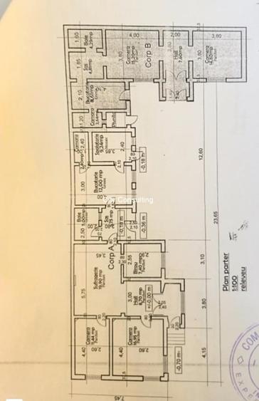 Casă individuală cu 8 camere cu Canalizare în Ultracentral