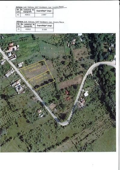 Teren de 5523 mp, în Vaideeni