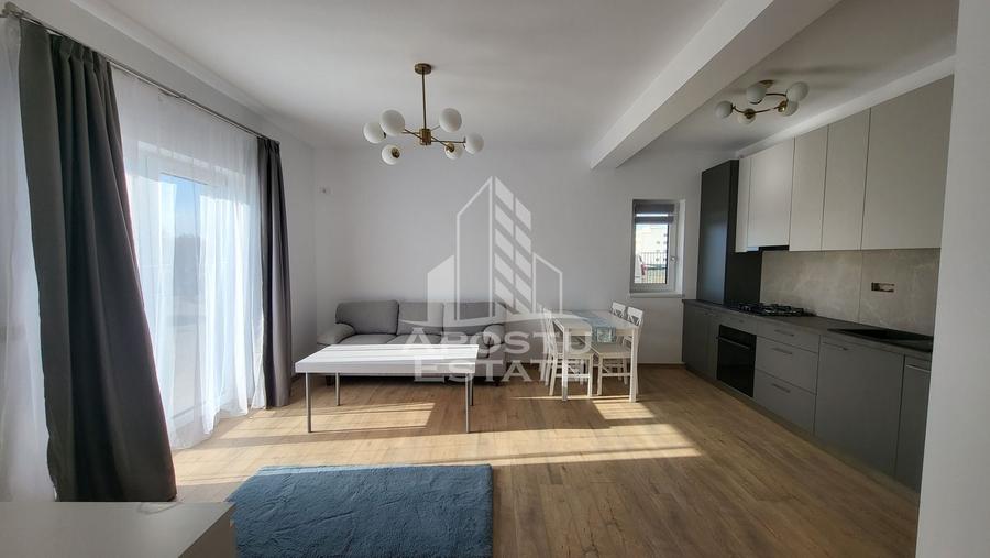 Apartament cu 2 camere semidecomandat, mobilat în Torontalului