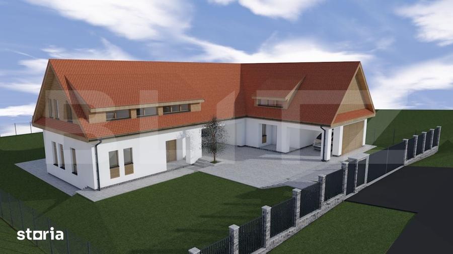 Casă cu 4 camere cu Teren 800 Mp în Aiton