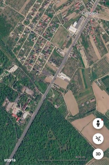 Teren intravilan 12.782mp-deschidere la DJ si padure-Ciolpani - 2