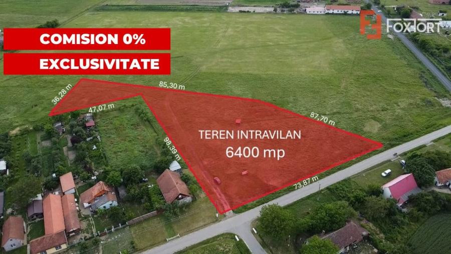 COMISION 0% Teren intravilan 6400 mp la drum asfaltat - Padu - 2