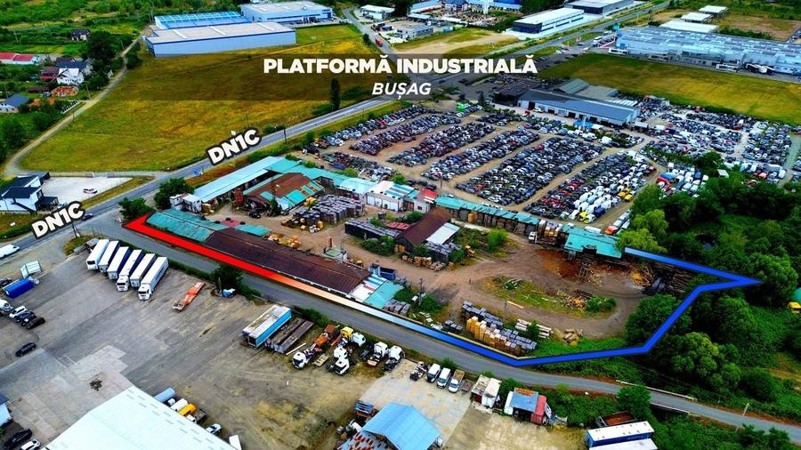 Spațiu industrial, de 1,500 mp, în Bușag