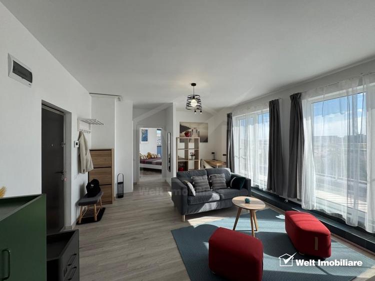 Apartament cu 2 camere semidecomandat, mobilat în Iris