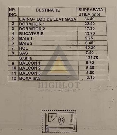 Apartament cu 3 camere decomandat, mobilat în Herăstrău
