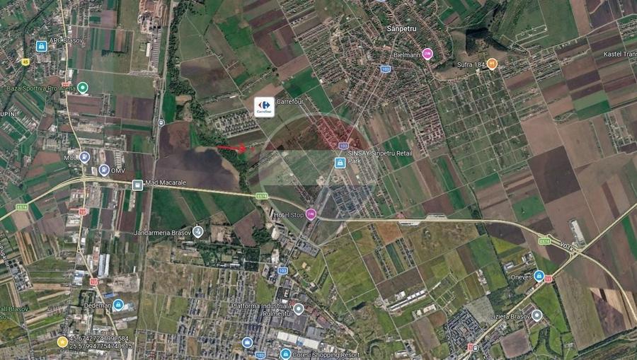 Teren agricol extravilan de 799 mp, în Sânpetru
