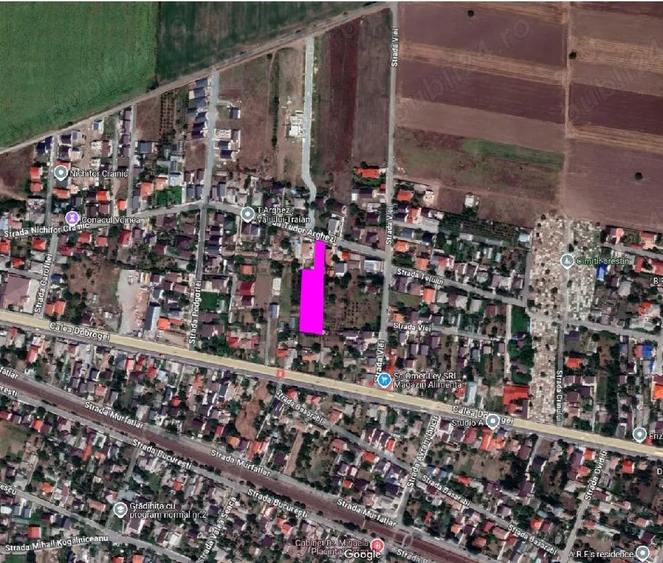 Teren de 2910 mp, în Valu lui Traian