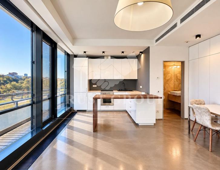 Apartament cu 3 camere, mobilat în Barbu Văcărescu