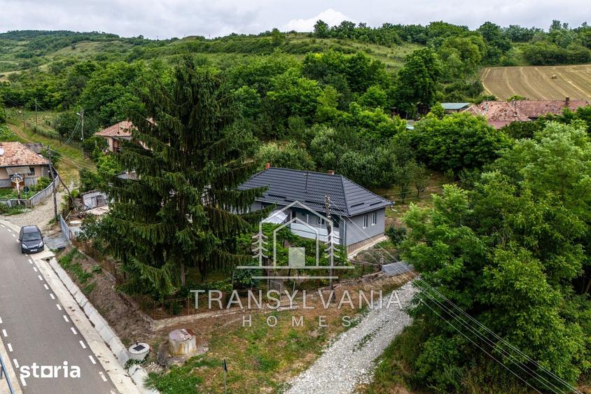 Casă cu 4 camere cu Teren 1425 Mp în Țaga