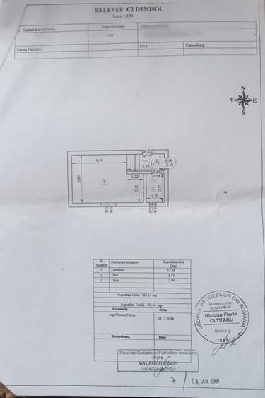Duplex cu 5 camere cu Canalizare în Mușcel