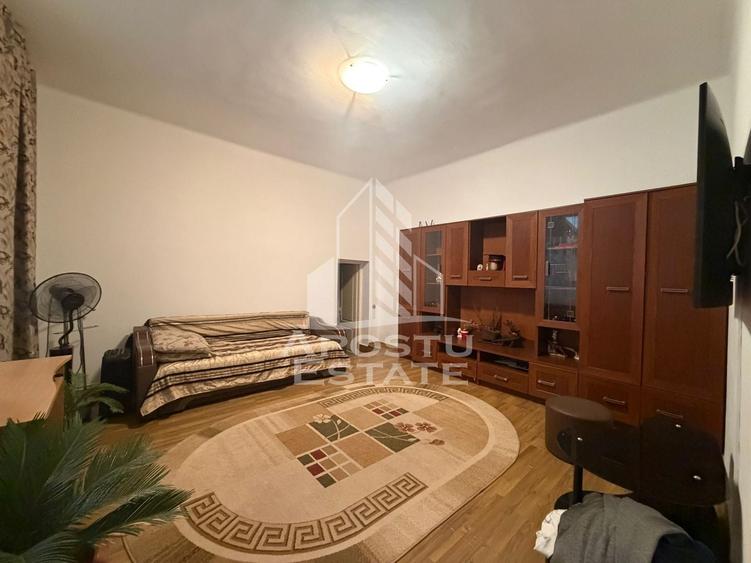 Apartament cu 2 camere semidecomandat, mobilat în Iosefin