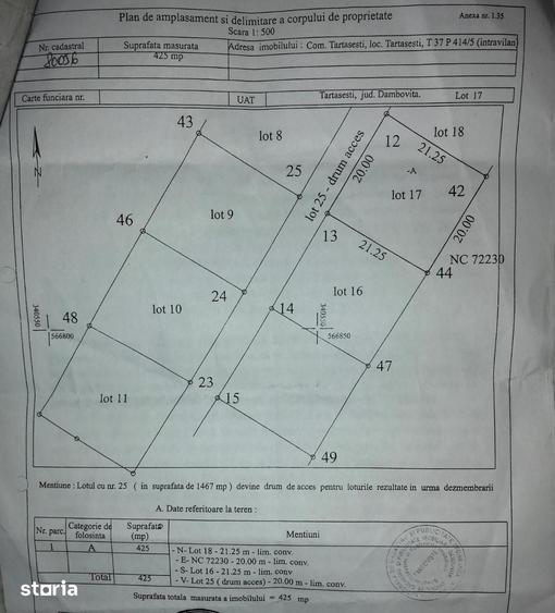 Spațiu comercial, de 425 mp, în Tărtășești