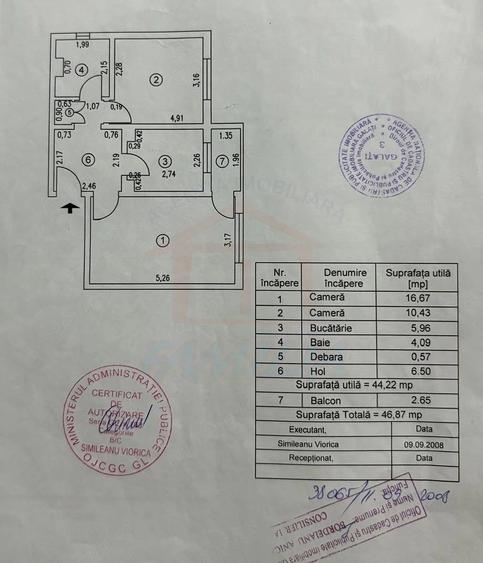 79.900 euro, 2 camere decomandat , Micro 21 etaj 1, mobilat si utilat - 8