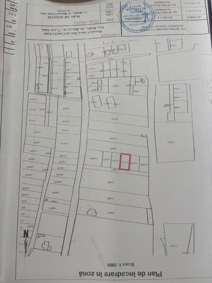 Teren de 550 mp, în Exterior Vest