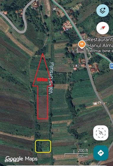 Teren de 4000 mp, în Cârjiți
