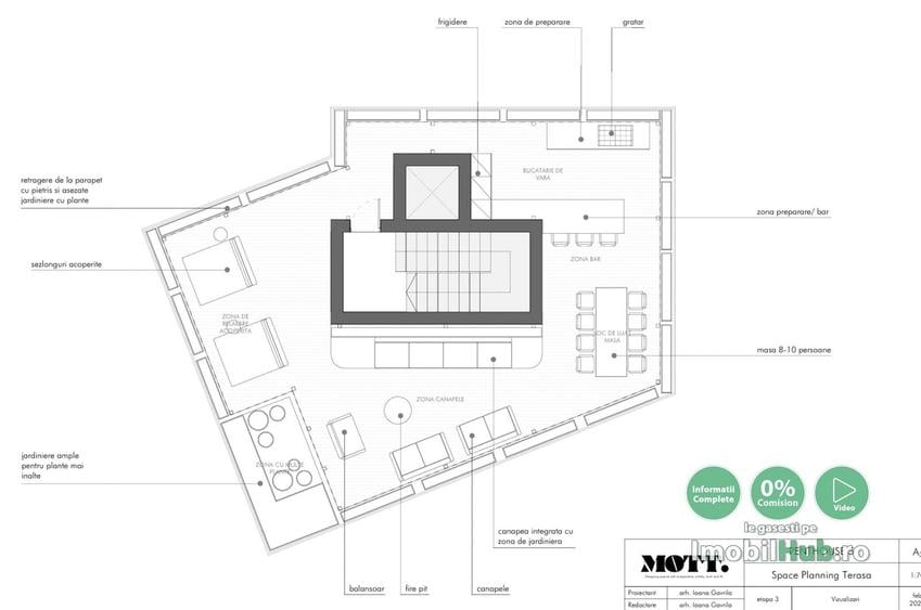 Apartament cu 3 camere semidecomandat în Bună Ziua
