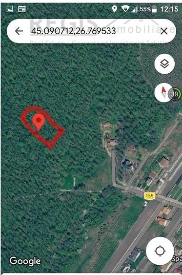 Teren de 35000 mp, în Costești