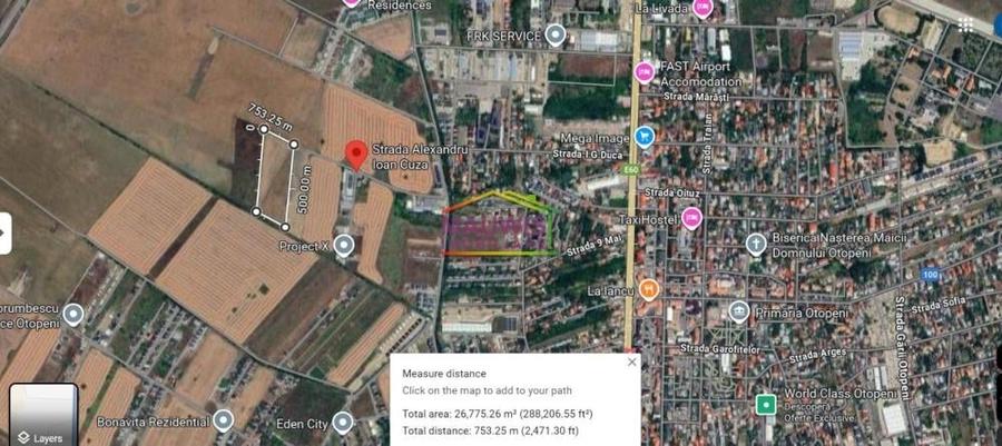 Teren Construcții intravilan de 26000 mp, în Otopeni
