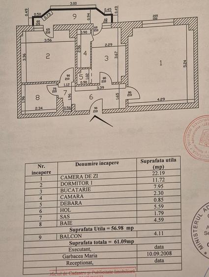 Apartament cu 2 camere decomandat în Iancului
